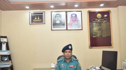 সিলেট মেট্রোপলিটন পুলিশের নবনিযুক্ত পুলিশ কমিশনারের দায়িত্ব গ্রহণ