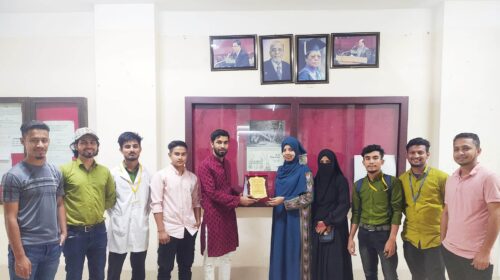 কোম্পানীগঞ্জ নার্সেস কমিউনিটিতে সংবর্ধিত ফাতেমা রহমান রিপা