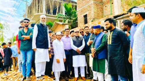 জুড়ীতে সেই সড়ক পরিদর্শন করলেন পরিবেশমন্ত্রী