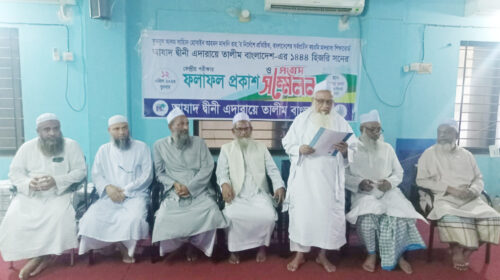 আযাদ দ্বীনী এদারায়ে তা’লীমের কেন্দ্রীয় পরীক্ষায় পাসের হার ৭৬.১৭%