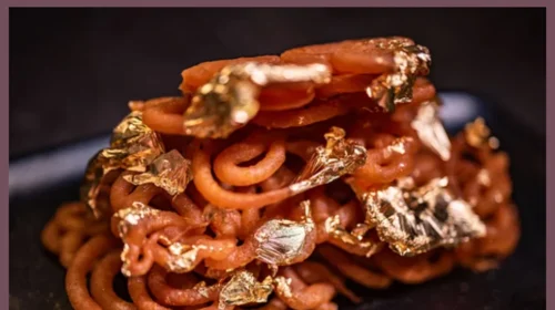 সোনায় মোড়ানো জিলাপি : প্রতি কেজি ২০ হাজার টাকা