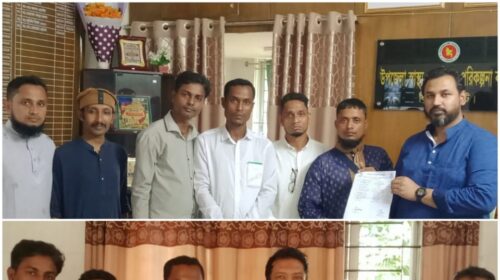 ইউপি চেয়ারম্যান ও স্বাস্থ্য কর্মকর্তার সাথে বিশ্বনাথ উপজেলা প্রেসক্লাব নেতৃবৃন্দের সাক্ষাৎ