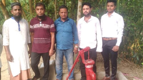 বিশ্বনাথে সাকিব ট্রাস্টের টিউবওয়েল বিতরণ 