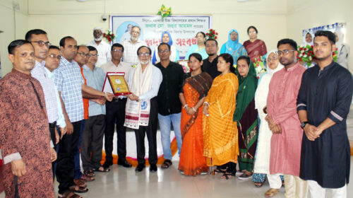 সিলেট সরকারি উচ্চ বিদ্যালয়ের প্রধান শিক্ষক জহুর আহমদ’র হৃদয়জ সংবর্ধনা