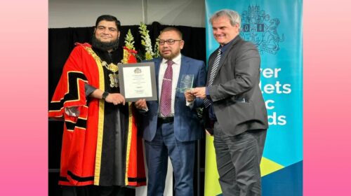 টাওয়ার হ্যামলেটস কাউন্সিলের সিভিক অ্যাওয়ার্ডে ভূষিত সাংবাদিক ক্যারল