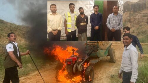 শাহ আরেফিন টিলায় পরিবেশের অভিযানে ১ জনের কারাদণ্ড