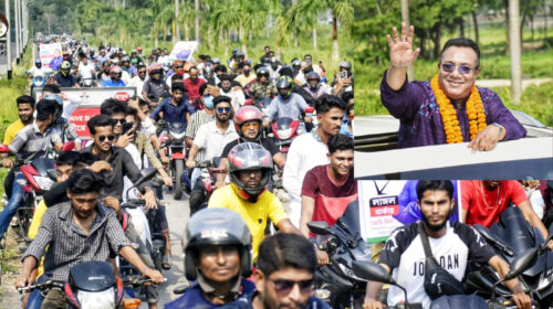 জাপা মনোনীত মেয়র প্রার্থী নজরুল ইসলাম বাবুলকে বিমানবন্দরে সংবর্ধনা প্রদান