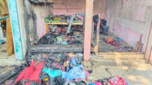 শান্তিগঞ্জের পাগলায় আগুনে ভস্মীভূত দুই দোকান : ৪ লক্ষ টাকার ক্ষতি