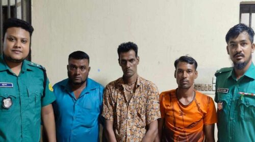 সিলেটে ২১ বস্তা ভারতীয় চিনি জব্দ, গ্রেফতার-৩