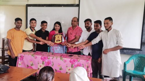 কোম্পানীগঞ্জ উপজেলার শ্রেষ্ট কাব শিক্ষককে বর্ণি স্টুডেন্ট ফোরামের সংবর্ধনা