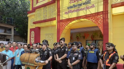 দুর্গাপূজা উপলক্ষে র‍্যাব-৯'র বিশেষ চেকপোস্ট