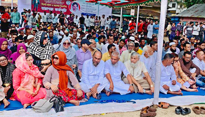 সিলেটে বিএনপির অনশন