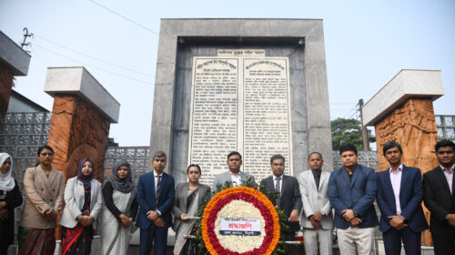সিলেটে যথাযোগ্য মর্যাদায় শহিদ বুদ্ধিজীবী দিবস পালিত