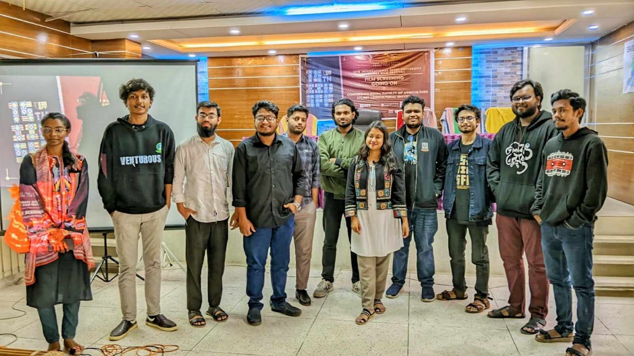সিকৃবিতে ঢাবি চলচ্চিত্র সংসদের দশম ক্যাম্পাস স্ক্রিনিং সম্পন্ন
