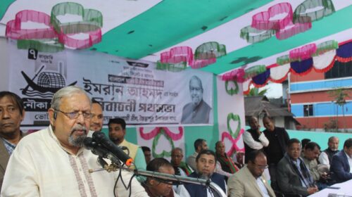 উন্নয়নের ধারা অব্যাহত রাখতে ৭ জানুয়ারী নৌকা প্রতীকে ভোট দিন- মন্ত্রী ইমরান 