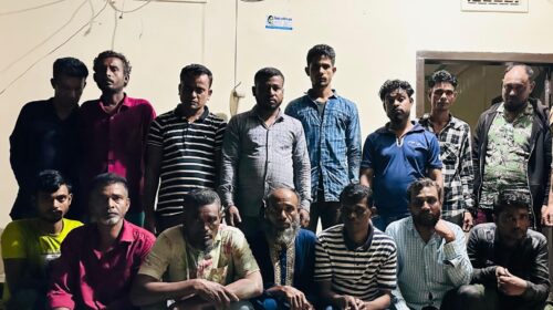 সিলেটে জুয়া খেলার সামগ্রী সহ ২০ জন আটক