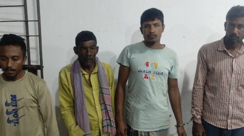 সিলেটে জুয়া খেলার সামগ্রীসহ ৪ জন আটক