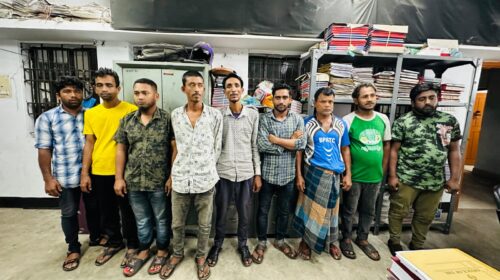 সিলেটে জুয়া খেলার সময় ৯ জন আটক