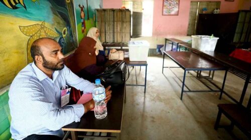 দক্ষিণ সুরমায় এক‌টি ভোটকক্ষে সাত ঘণ্টায়‌ চার‌ ভোট