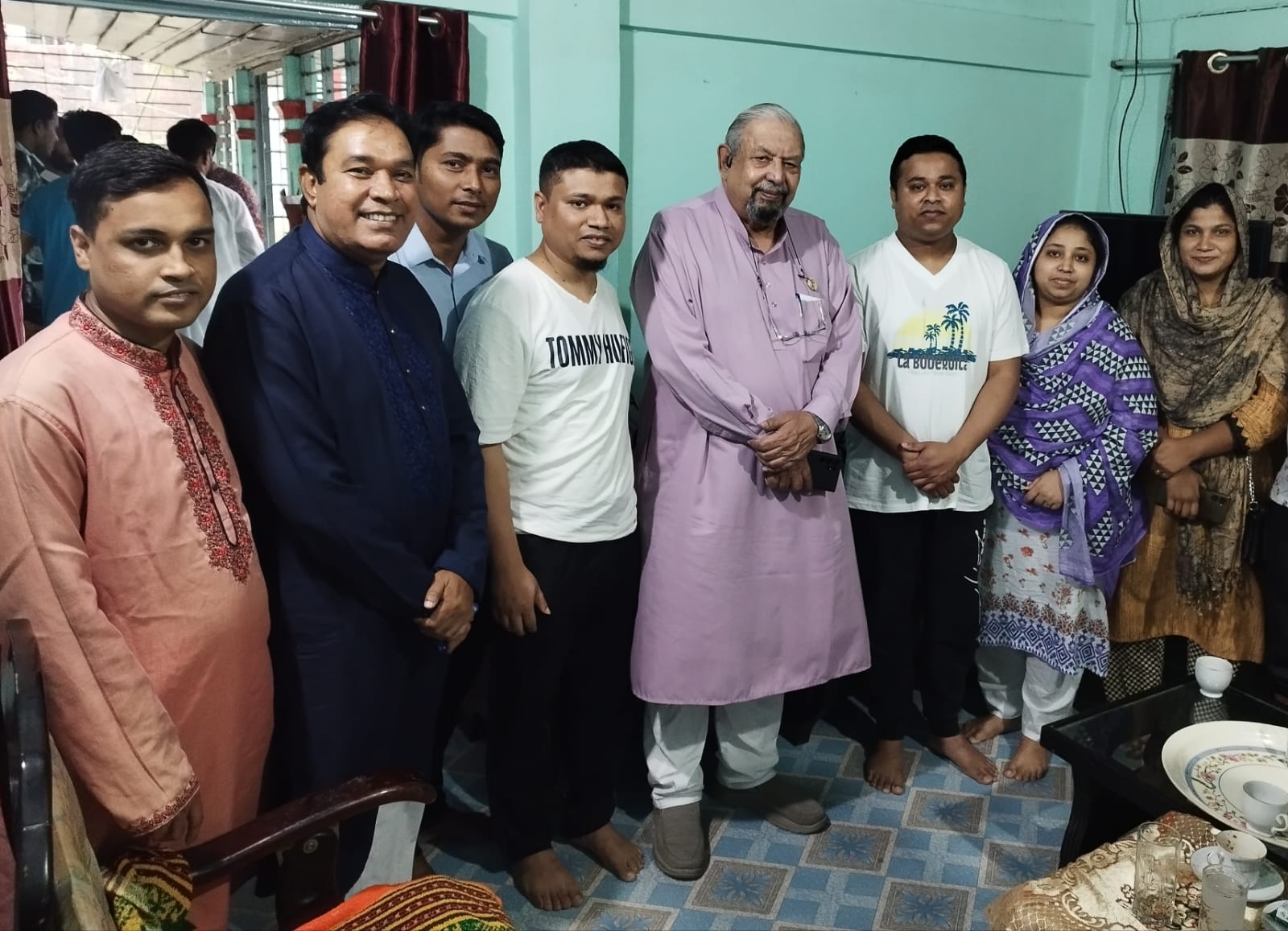 প্রয়াত আওয়ামীলীগ নেতা নুরুল আমীনের বাসায় এমপি ইমরান