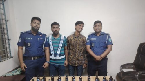কোম্পানীগঞ্জে ভারতীয় ফেনসিডিলসহ আটক ১
