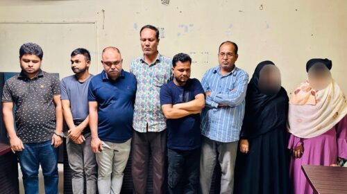 সিলেটে অসামাজিক কাজে সম্পৃক্ত থাকার অভিযোগে ৮ জন আটক