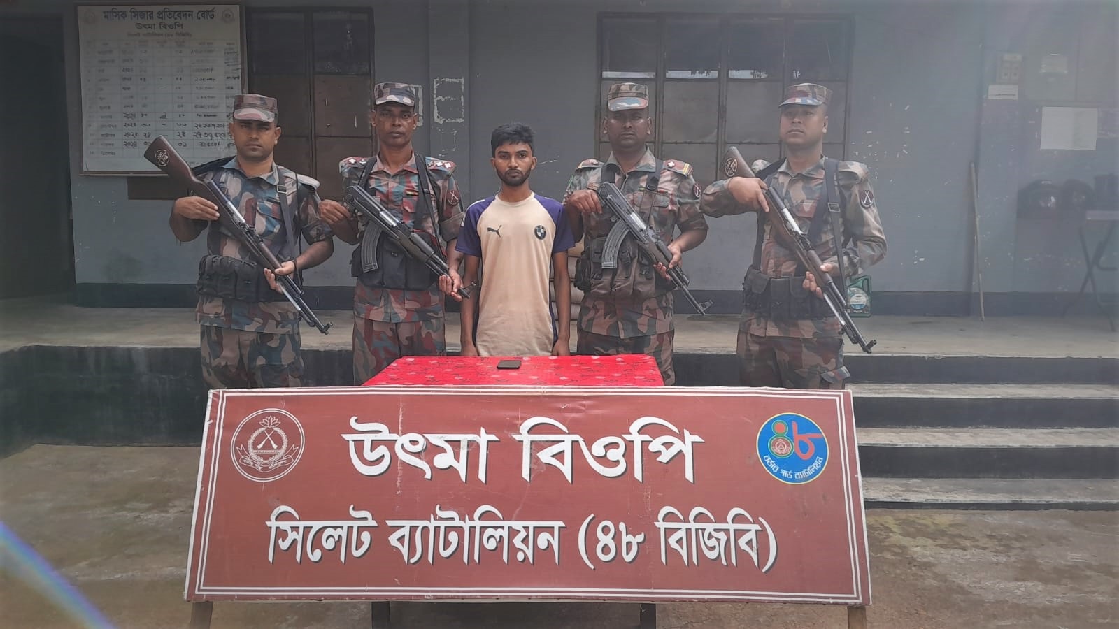কাশ্মীরে গমন করার জন্য ভারতে অনুপ্রবেশকালে বাংলাদেশী নাগরিক আটক