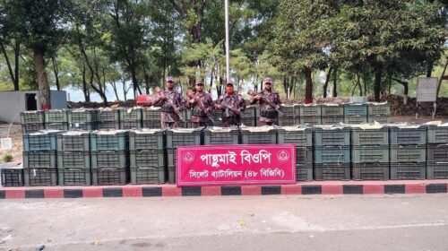 সিলেটে কোটি টাকার চোরাচালানী মালামাল আটক