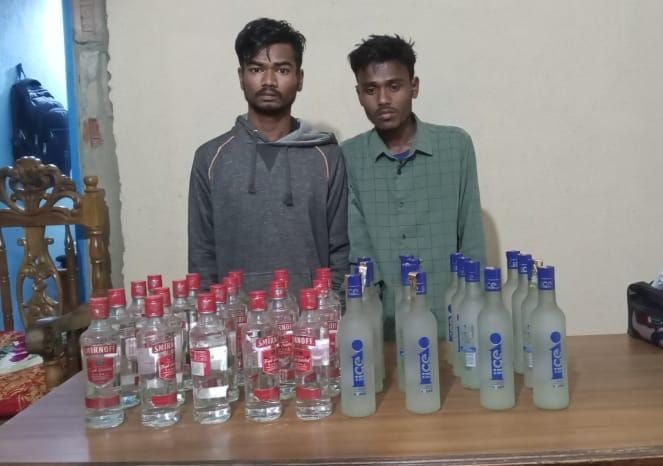সিলেটে বিদেশী মদ সহ আটক-২