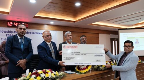 সিকৃবিতে “প্রজেক্ট এন্ড ফেলোশিপ অ্যাওয়ার্ড গিভিং সিরোমনি” অনুষ্ঠিত