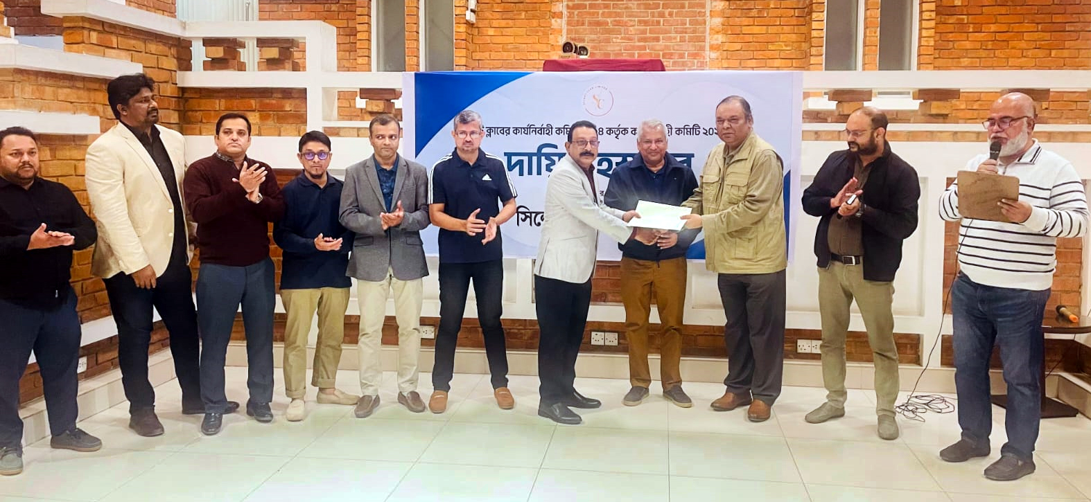 সিলেট ক্লাবের নতুন কমিটির দায়িত্ব গ্রহণ