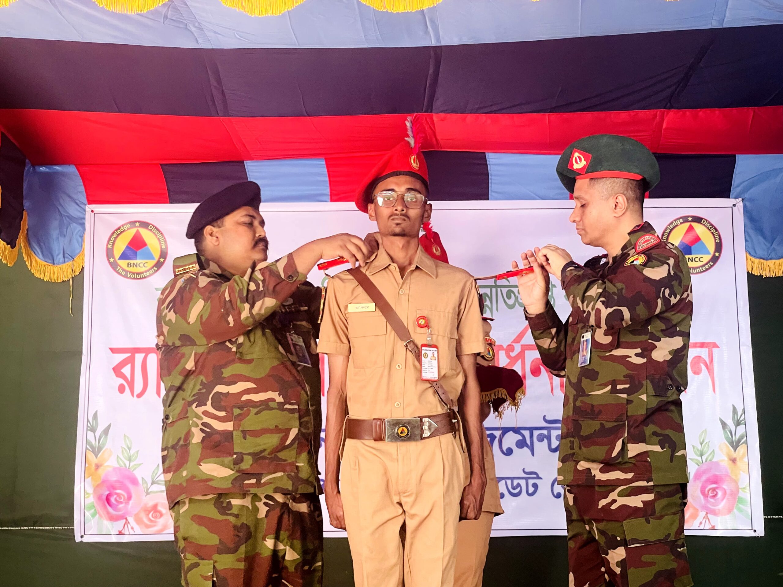বিএনসিসির সিইউও পদে পদান্নতি পেলেন এমসি কলেজের ক্যাডেট সার্জেন্ট ছাকিব