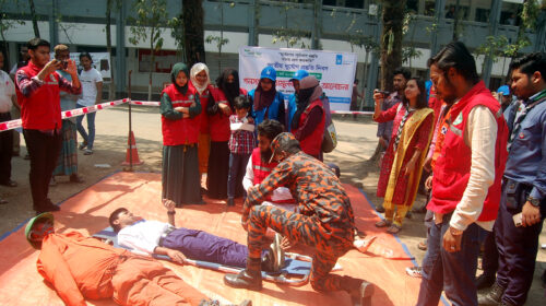‘জাতীয় দুর্যোগ প্রস্তুতি দিবস-২০২৫’ উপলক্ষে সিলেটে আলোচনা সভা ও মহড়া অনুষ্ঠিত