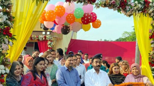 সিলেট শাহী ঈদগাহ মাঠে বৈশাখী এবং ক্ষুদ্র ও কুটির শিল্প মেলার উদ্বোধন