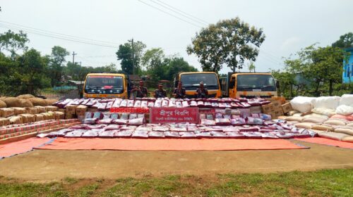 সিলেটে ৬ কোটি টাকার চোরাচালানী মালামাল আটক