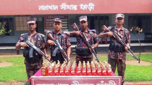 সিলেটে ভারতীয় মহিষ, মদ ও বিড়িসহ প্রায় সত্তর লাখ টাকা মূল্যের চোরাচালানী মালামাল আটক