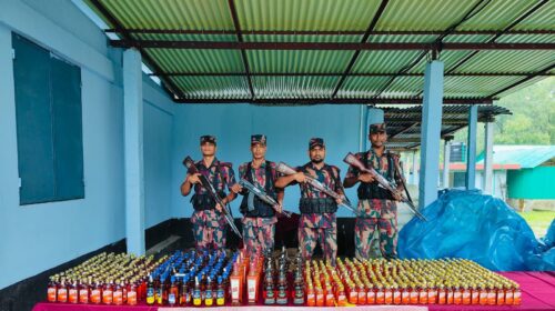 সিলেটে ১ কোটি ১০ লাখ টাকার চোরাচালানী মালামাল আটক