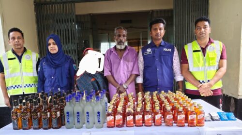 কোম্পানীগঞ্জে ইয়াবা ও বিদেশী মদসহ দুইজন গ্রেপ্তার