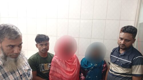 আবাসিক হোটেলে অনৈতিক কাজে জড়িত থাকার অভিযোগে আটক- ৫