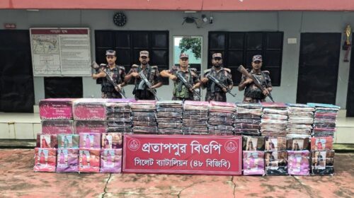 সিলেটে কোটি টাকার চোরাচালানী মালামাল আটক